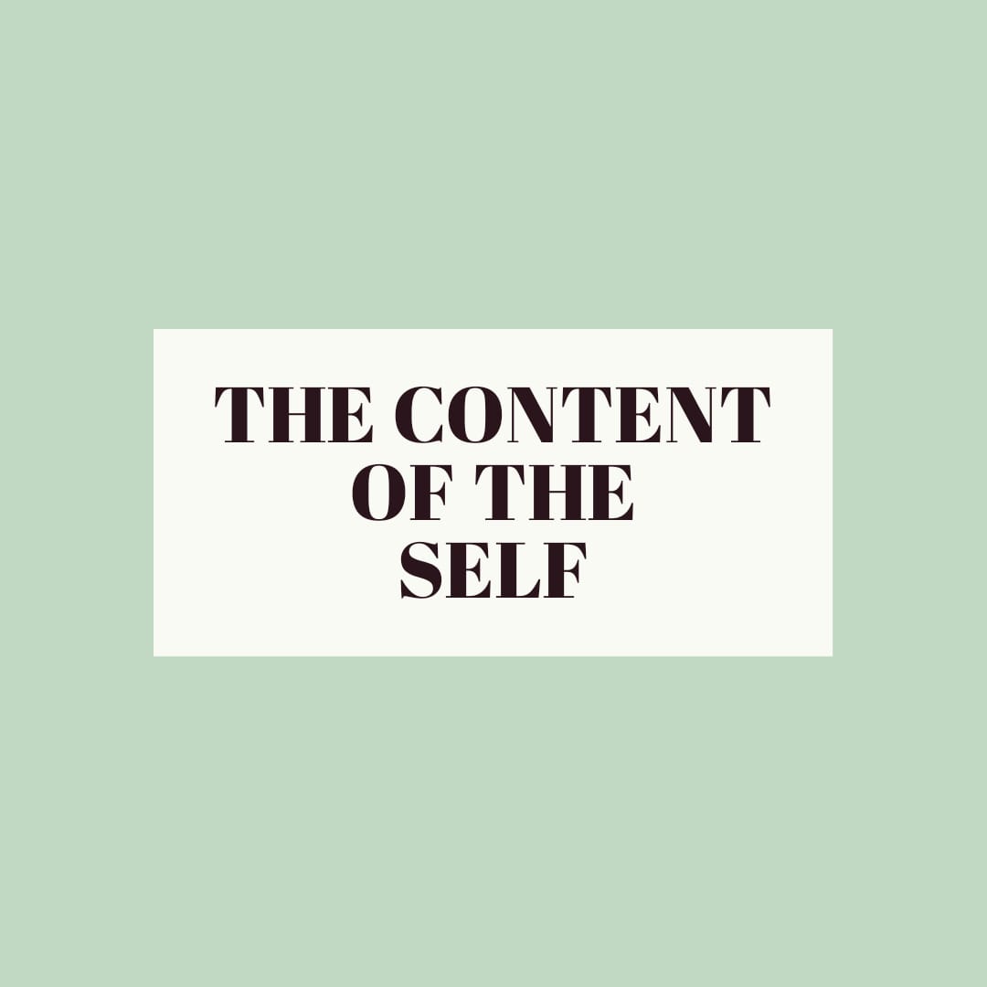 The content of the self